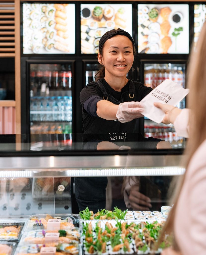 smiling staff