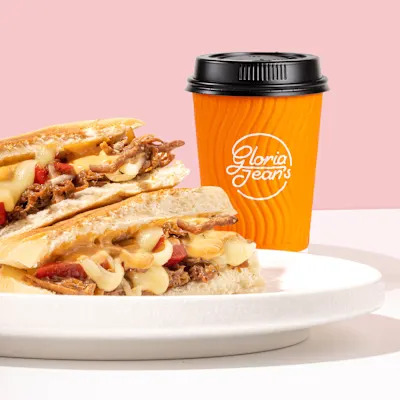 panini and coffee