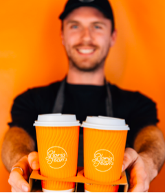 person w cups